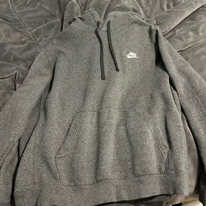 gray nike hoodie
